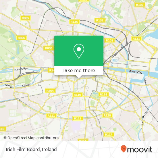 Irish Film Board map