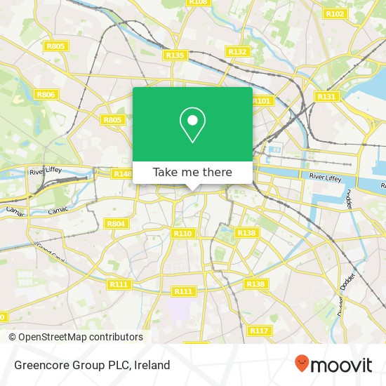 Greencore Group PLC, Cork Hill Dublin 2 2 map