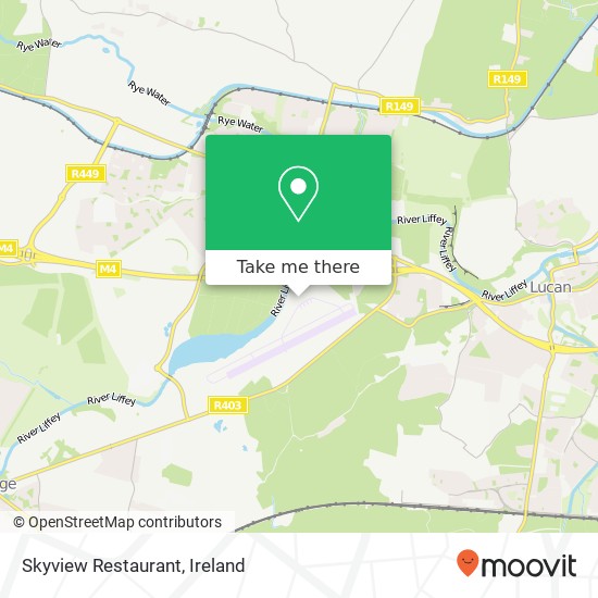 Skyview Restaurant, Leixlip, County Dublin map