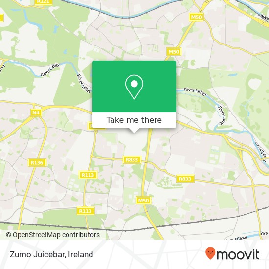 Zumo Juicebar, Dublin 22 map