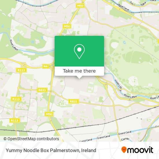 Yummy Noodle Box Palmerstown map