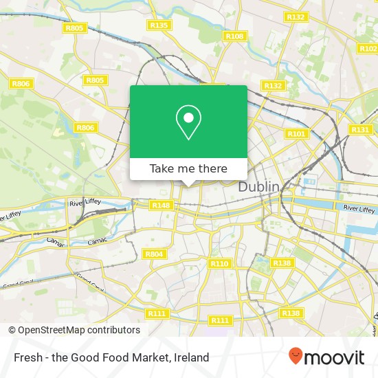 Fresh - the Good Food Market, 7 Smithfield Dublin 7 map