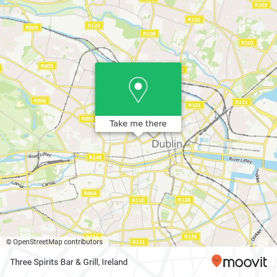 Three Spirits Bar & Grill, 89 Capel Street Dublin 1 1 map