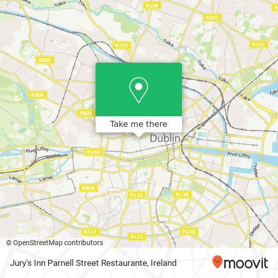 Jury's Inn Parnell Street Restaurante map