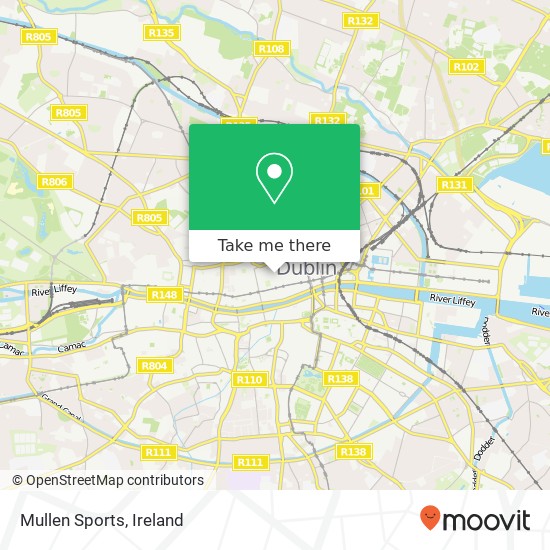 Mullen Sports, Mary Street Dublin 1 1 map