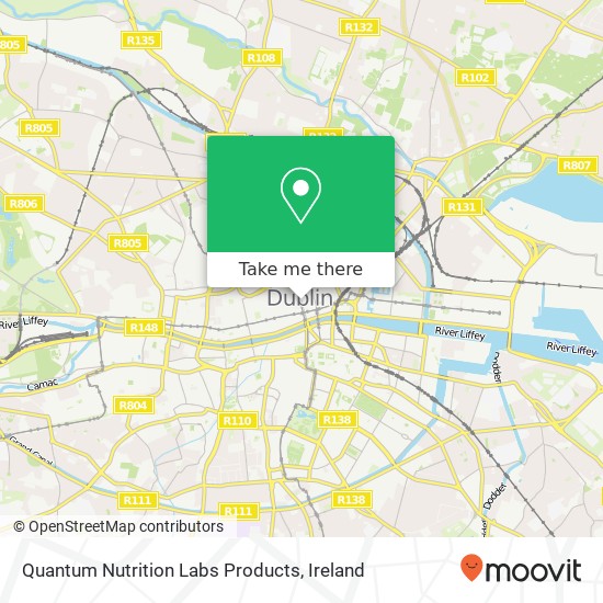 Quantum Nutrition Labs Products, Dublin 1 1 map