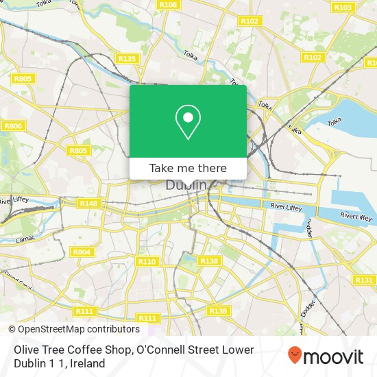 Olive Tree Coffee Shop, O'Connell Street Lower Dublin 1 1 plan