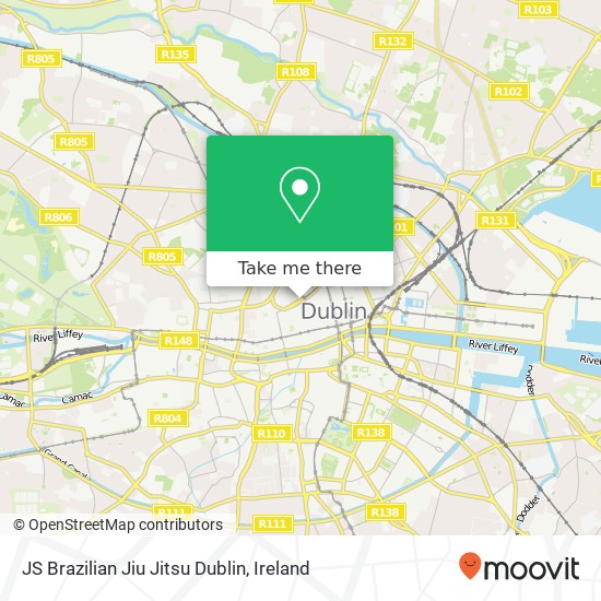 JS Brazilian Jiu Jitsu Dublin, Dublin 1 1 map