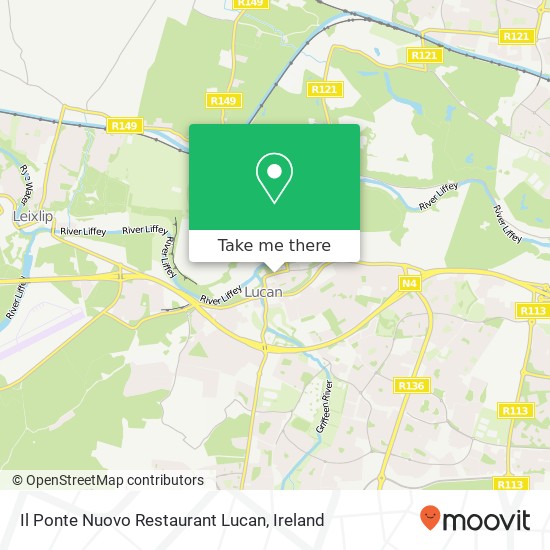 Il Ponte Nuovo Restaurant Lucan, 6 Lower Main Street Lucan map