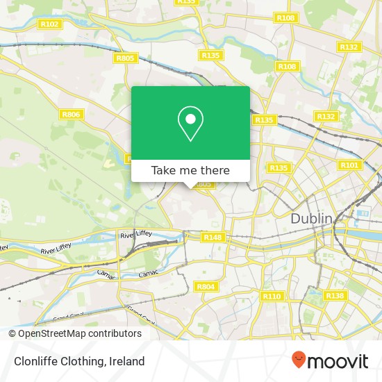 Clonliffe Clothing, Ben Edair Road Dublin 7 7 map