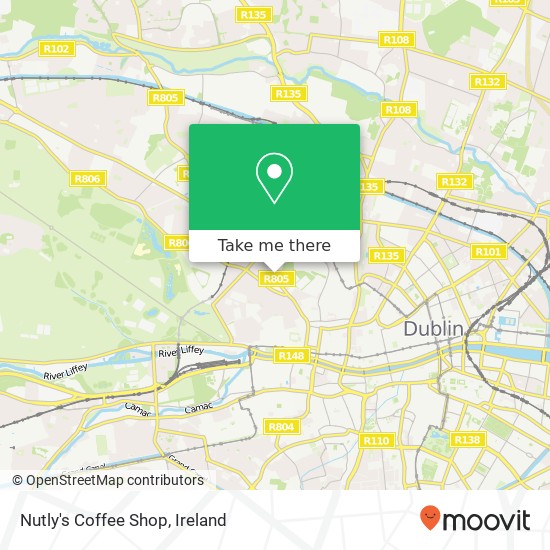 Nutly's Coffee Shop, Prussia Street Dublin 7 7 map