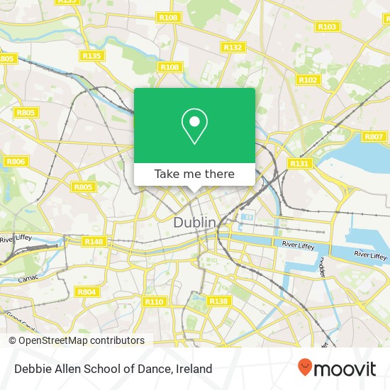 Debbie Allen School of Dance map