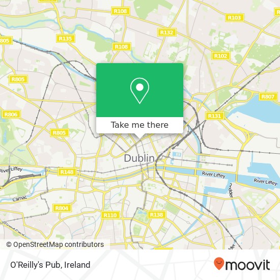 O'Reilly's Pub, 151 Parnell Street Dublin 1 map