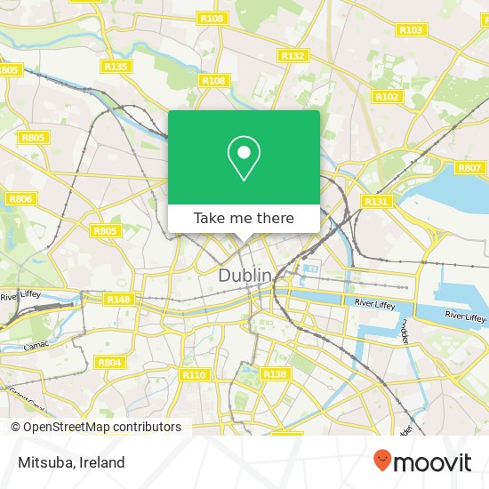Mitsuba, Parnell Place Dublin 1 1 map