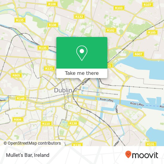 Mullet's Bar, 45 Amiens Street Dublin 1 D01 WV02 map