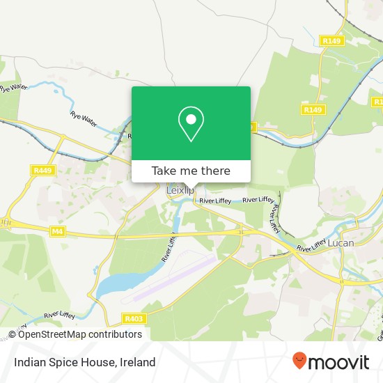 Indian Spice House, Main Street Leixlip, County Kildare plan
