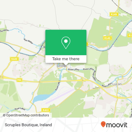 Scruples Boutique, 8 Main Street Leixlip map