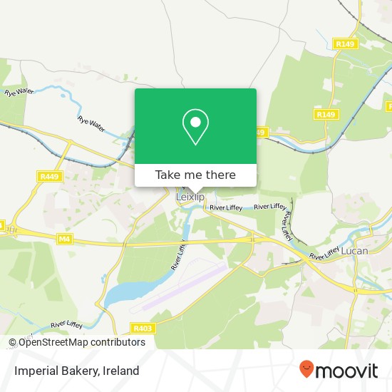 Imperial Bakery, Captain's Hill Leixlip, County Kildare map