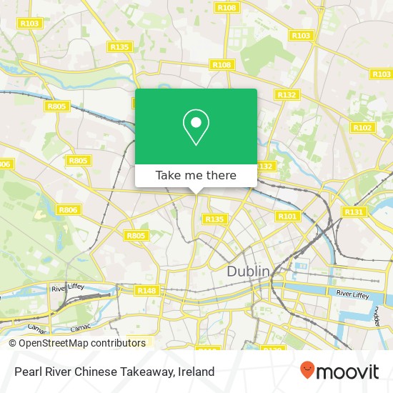 Pearl River Chinese Takeaway, Phibsborough Road Dublin 7 7 plan