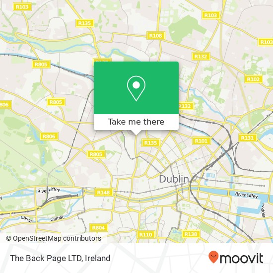 The Back Page LTD, Phibsborough Road Dublin 7 D07 A0X2 map