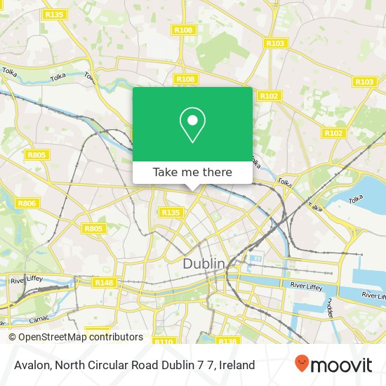 Avalon, North Circular Road Dublin 7 7 map