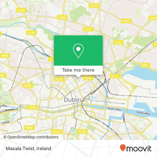 Masala Twist, 20 Mountjoy Square East Dublin 1 1 map