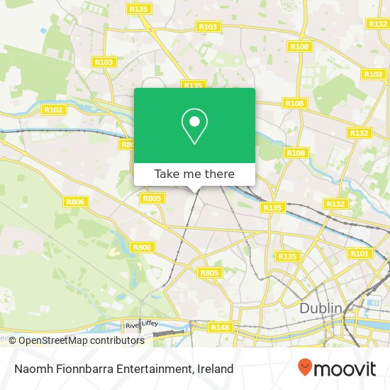 Naomh Fionnbarra Entertainment map