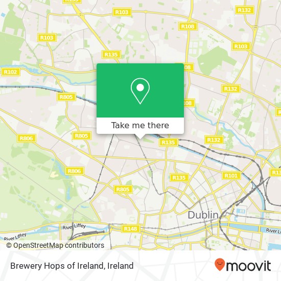 Brewery Hops of Ireland, Shandon Crescent Dublin 7 D07 K2R6 map