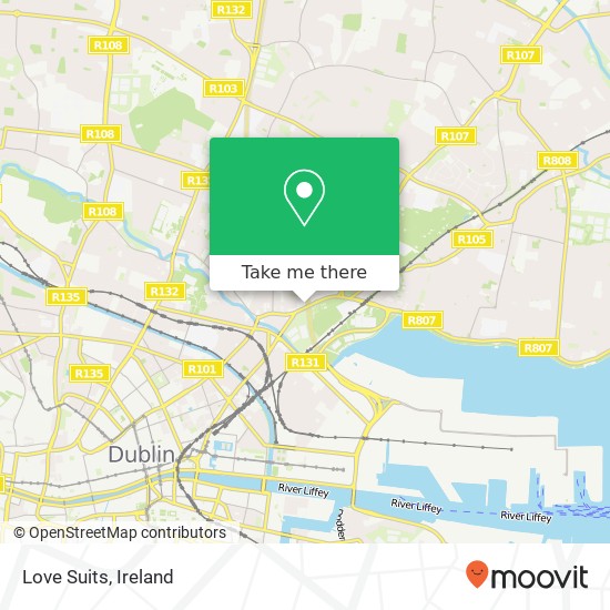 Love Suits, 21 Fairview Dublin 3 3 map