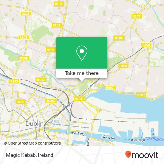 Magic Kebab, 6 Marino Mart Dublin 3 3 map
