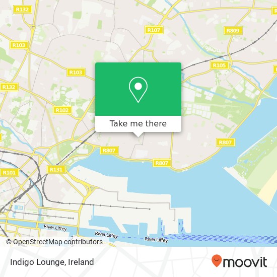 Indigo Lounge, Castle Avenue Dublin 3 3 map