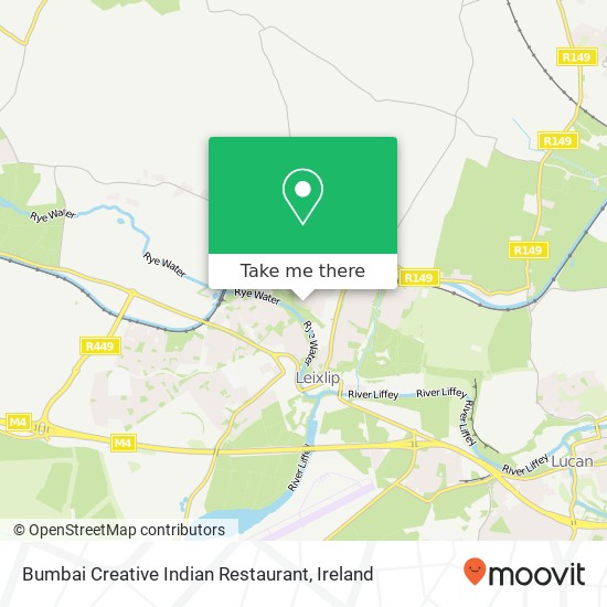 Bumbai Creative Indian Restaurant, River Forest Leixlip map