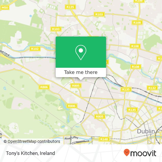 Tony's Kitchen, Fassaugh Avenue Dublin 7 7 map