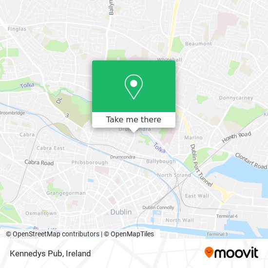 Kennedys Pub map