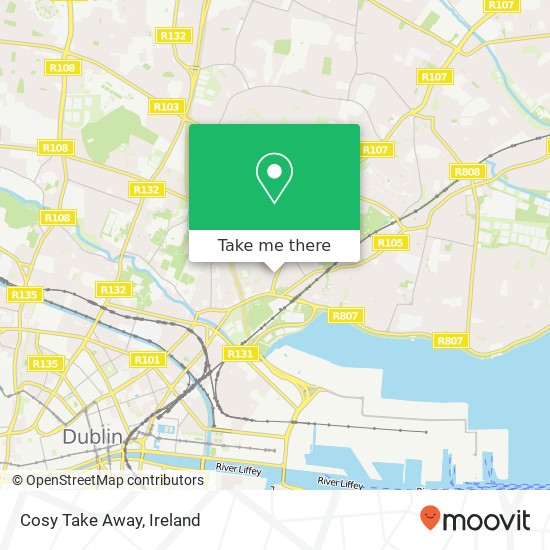 Cosy Take Away, 25 Malahide Road Dublin 3 3 map