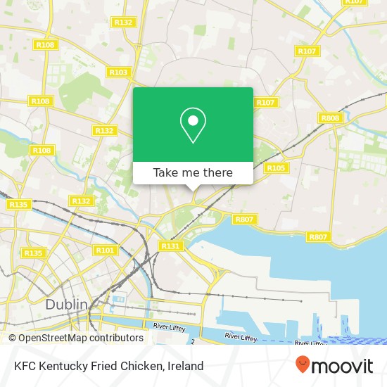 KFC Kentucky Fried Chicken, Malahide Road Dublin 3 D03 EY20 map
