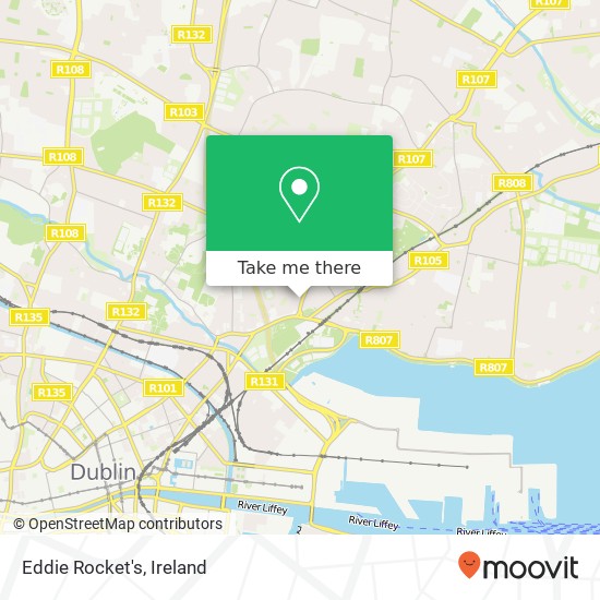 Eddie Rocket's, 17 Malahide Road Dublin 3 D03 EY20 map