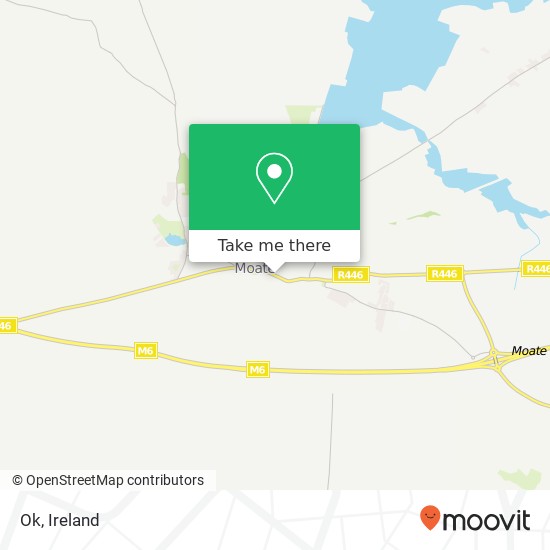 Ok, Main Street Moate, County Westmeath map