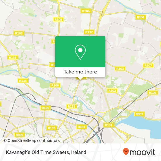Kavanagh's Old Time Sweets, Drumcondra Road Upper Dublin 9 D09 V4F3 map