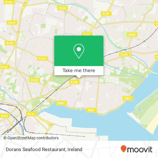 Dorans Seafood Restaurant, 179 Howth Road Dublin 5 D03 R892 map