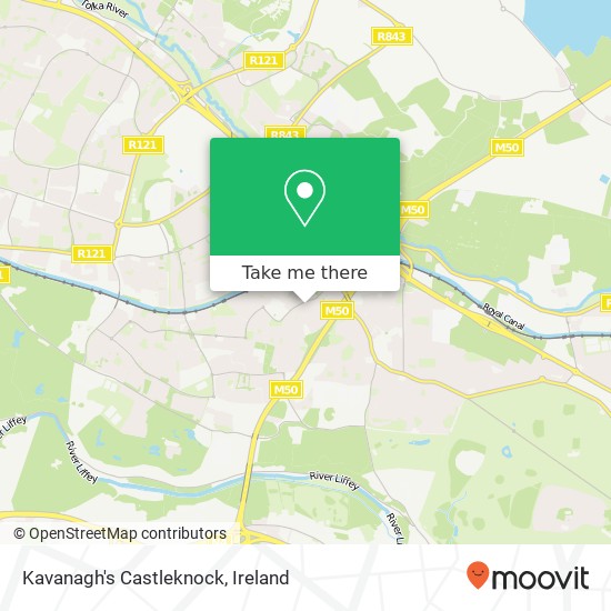 Kavanagh's Castleknock map