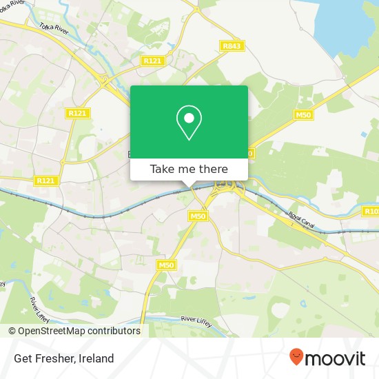 Get Fresher, Castleknock Dublin 15 15 map