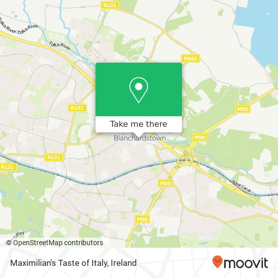 Maximilian's Taste of Italy, Dublin 15 map