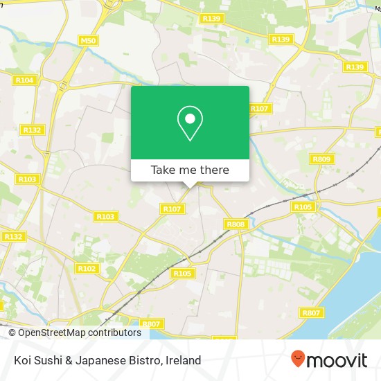 Koi Sushi & Japanese Bistro, Malahide Road Dublin 5 5 map