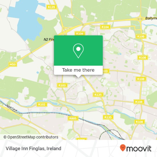Village Inn Finglas map