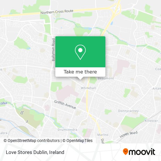 Love Stores Dublin map