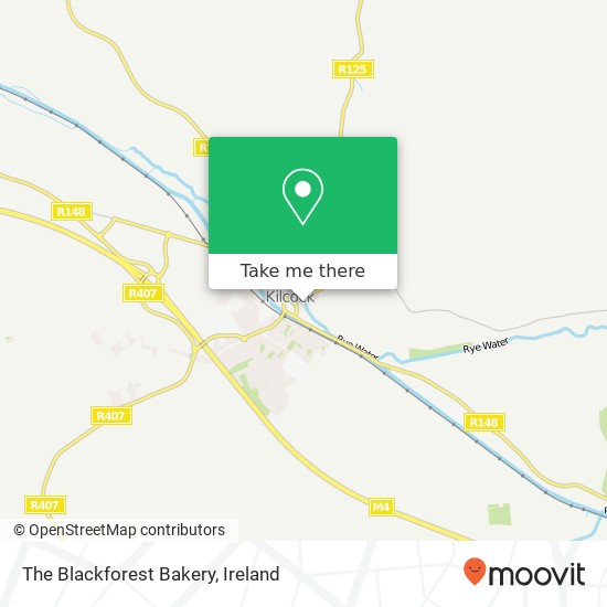 The Blackforest Bakery, The Square Kilcock map