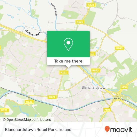 Blanchardstown Retail Park map