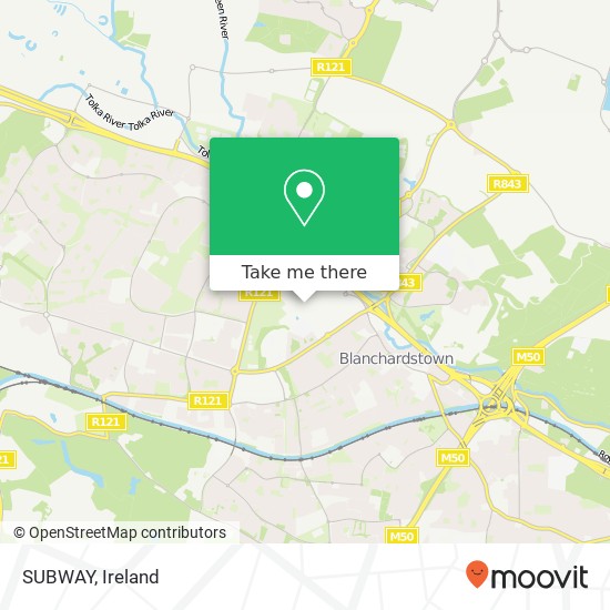 SUBWAY, Dublin 15 15 map