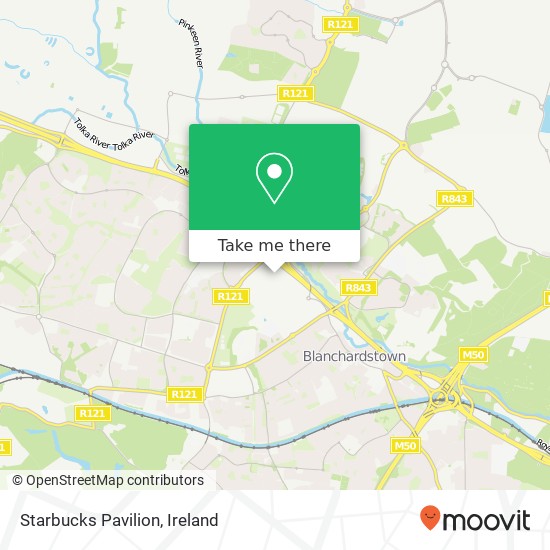 Starbucks Pavilion, Dublin 15 map